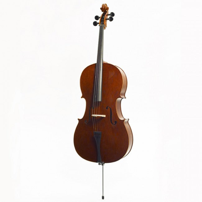 Conservatoire Cello Outfit: Carved Spruce & Maple, Case & Bow Included (4/4 Size)