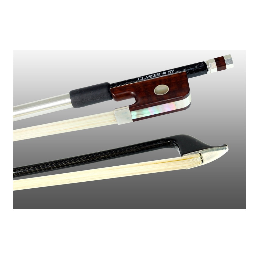 Glasser Braided Carbon Fiber Cello Bow (Octagonal, Snakewood Frog)