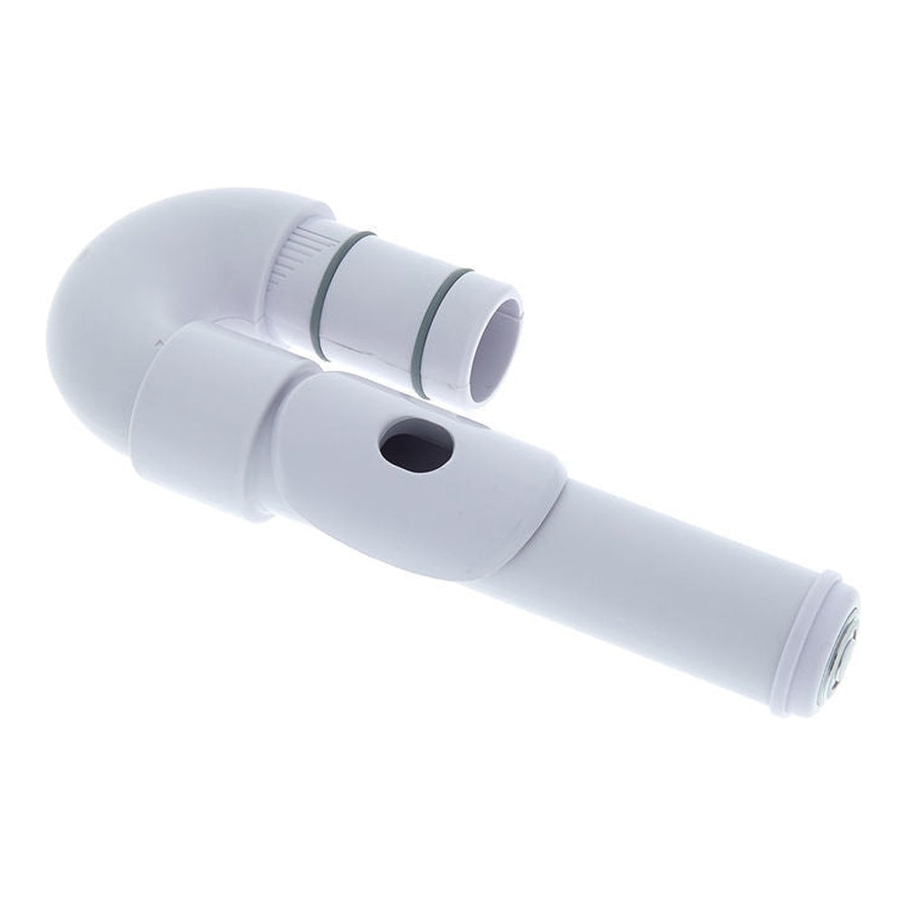 Nuvo Curved Head Joint for Student Flute (with Tote Bag) - White