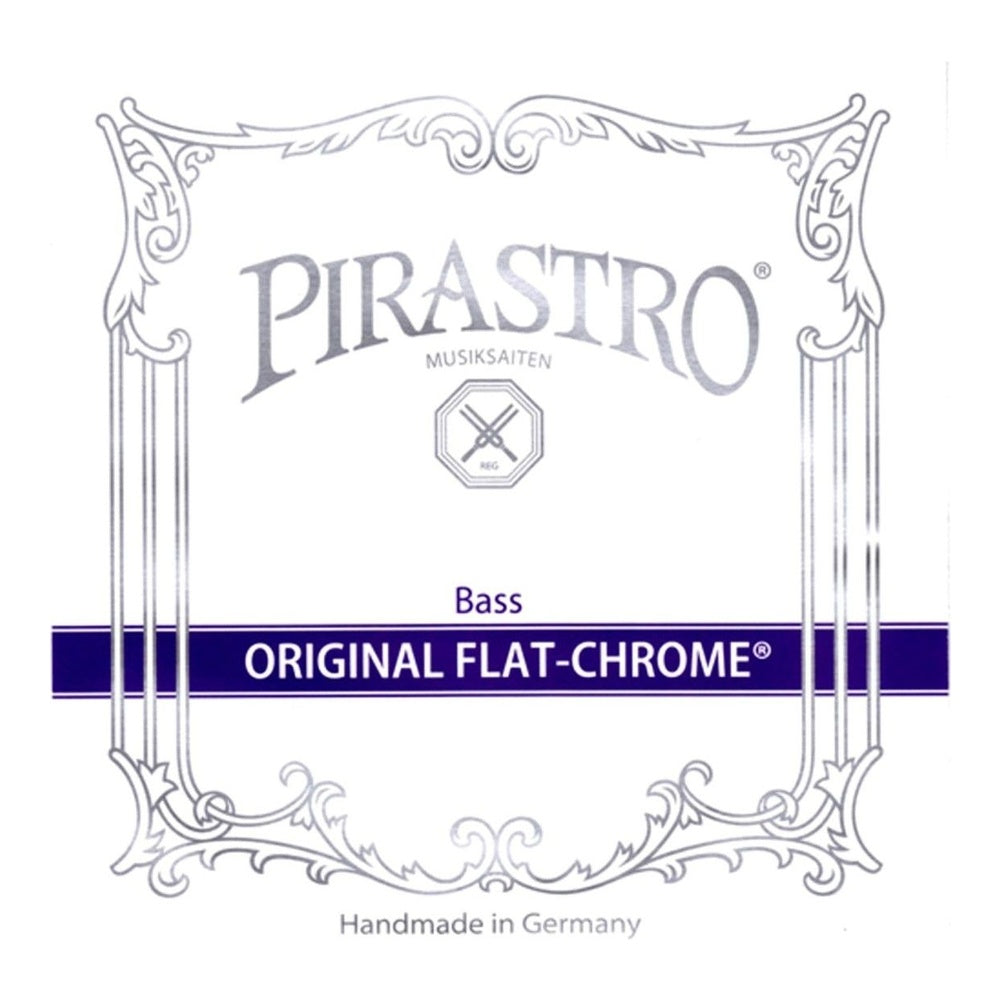 Pirastro Original Flat-Chrome Double Bass Strings (Rope Core Steel)