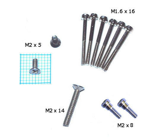 Chromatic Harmonica Complete Screw Set