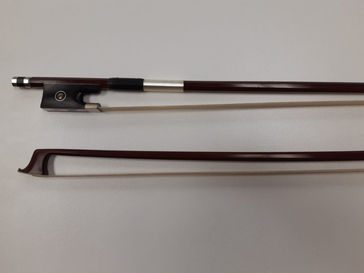 Step-Up Brazilwood Student Violin Bow (4/4 Size) with Ebony Detailing