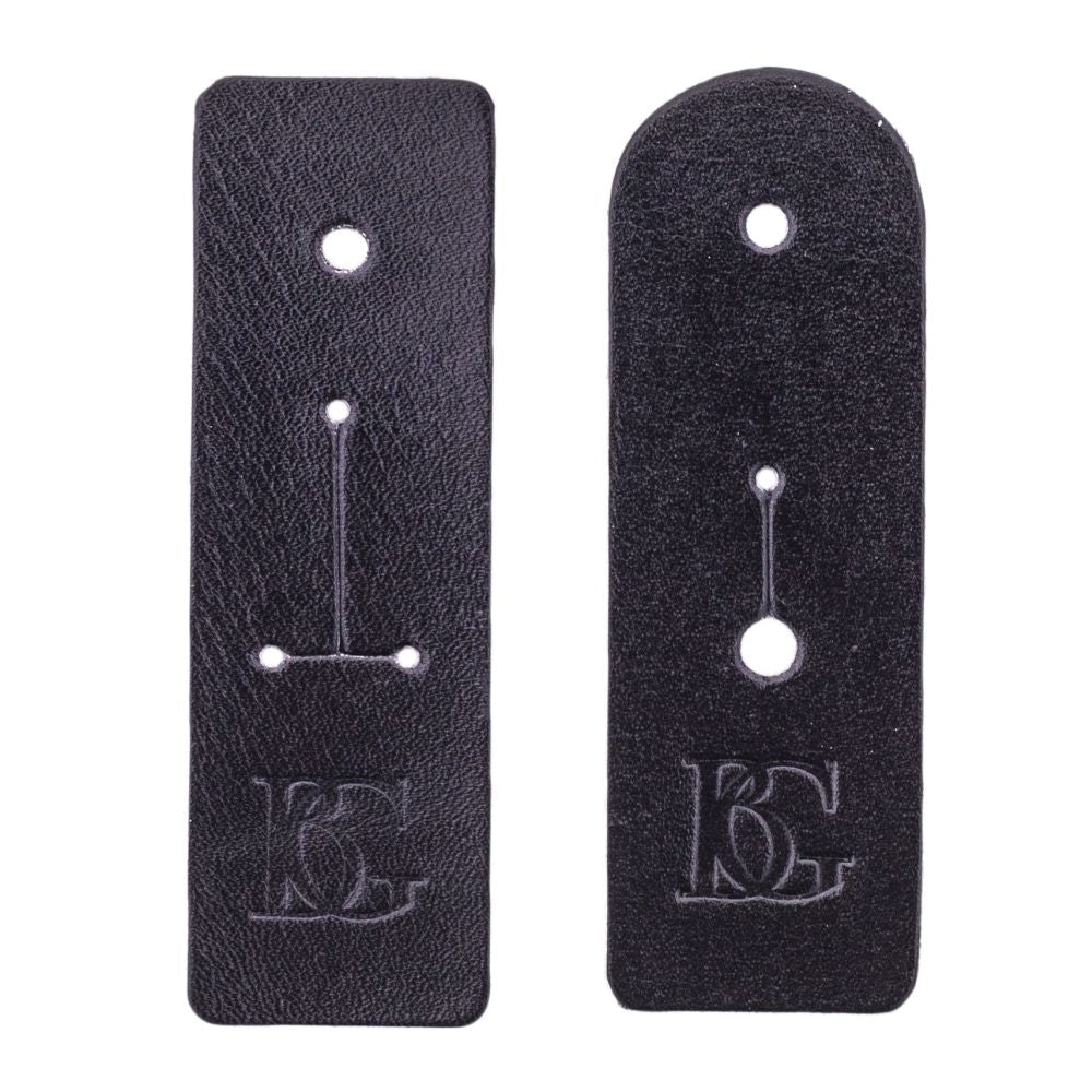 Connecteurs de sangle de hautbois en cuir (paquet de 2)