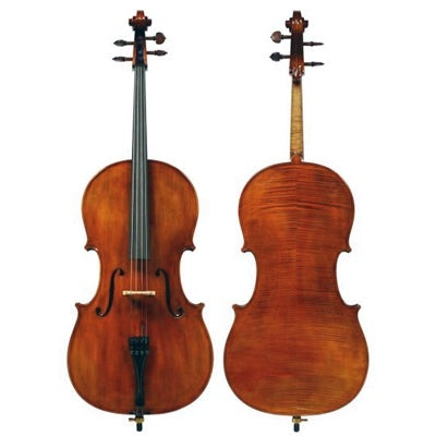 Intermediate Cello: European Tone Wood, Chestnut Finish & Thomastik-Infeld Strings