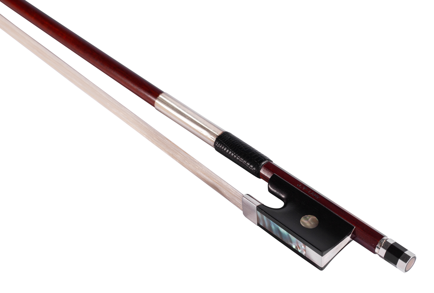 Dominique Peccatte Professional Violin Bow: 5-Year Seasoned Pernambuco, Silver-Mounted, 60g