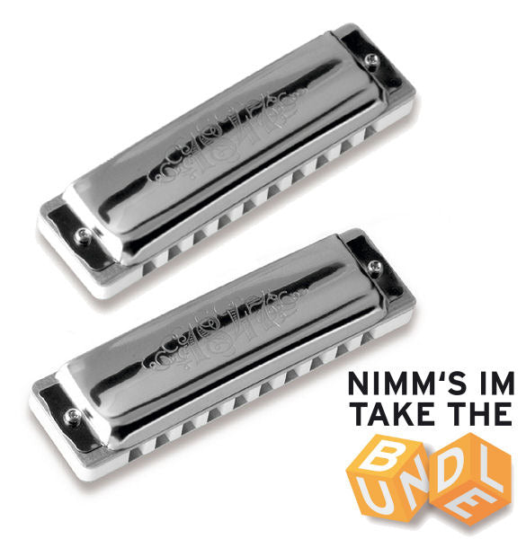 1847 Silver Harmonica Set