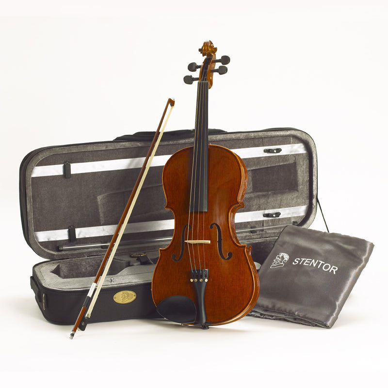 Conservatoire Intermediate Viola Set with Shellax™ Varnish, Deluxe Case, and Quality Bow (Size 15")