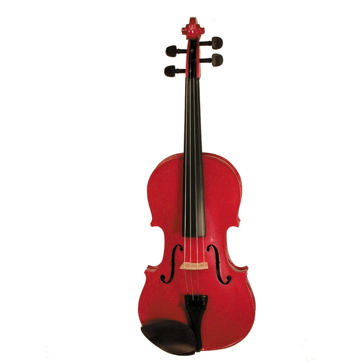 Harlequin Stylish Musicians' Coloured Violin Outfit with Solid Tonewoods, Genuine Horsehair Bow & Lightweight Case