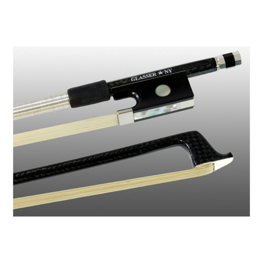 Glasser BCF Carbon Fiber Violin Bow (Sterling Silver, Octagonal)