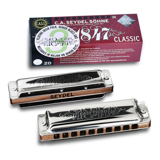 Seydel 1847 Classic Easy Third Harmonica (Walnut Comb)