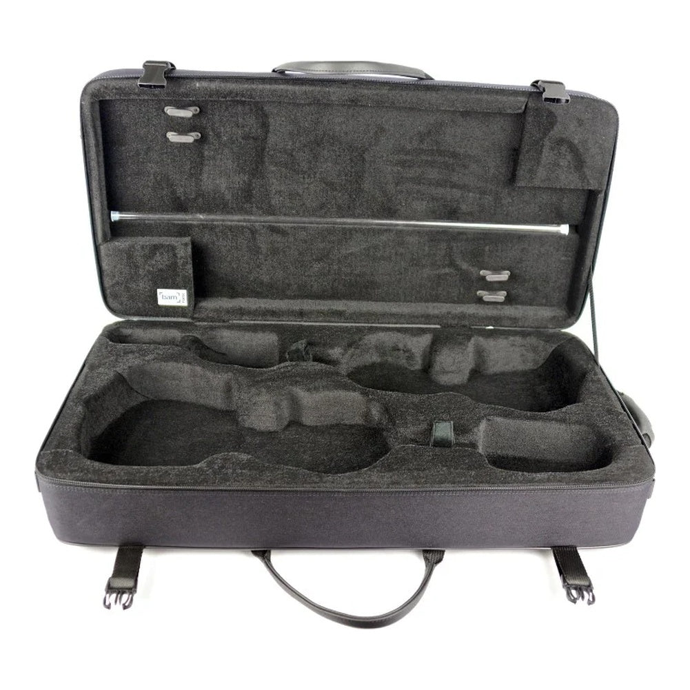 Étui double classique pour violon et alto de 41,5 cm