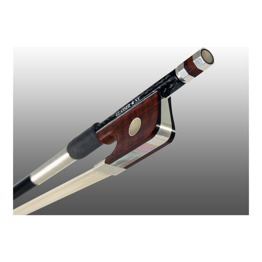 Glasser Braided Carbon Fiber Cello Bow (Octagonal, Snakewood Frog)