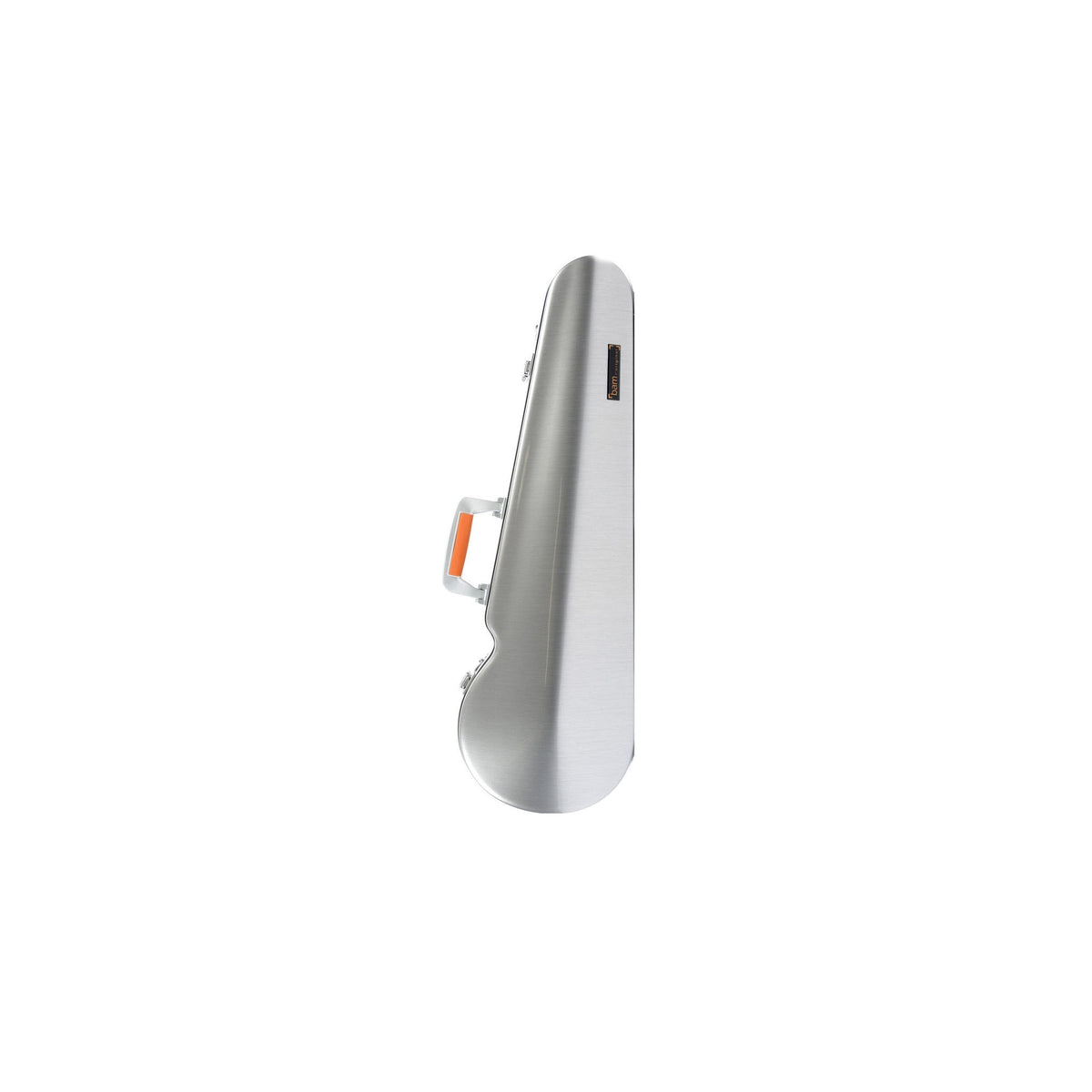 Bam La Defense Hightech Contoured 4/4 Violin Case (Brushed Aluminium or Orange) - Brushed Aluminium