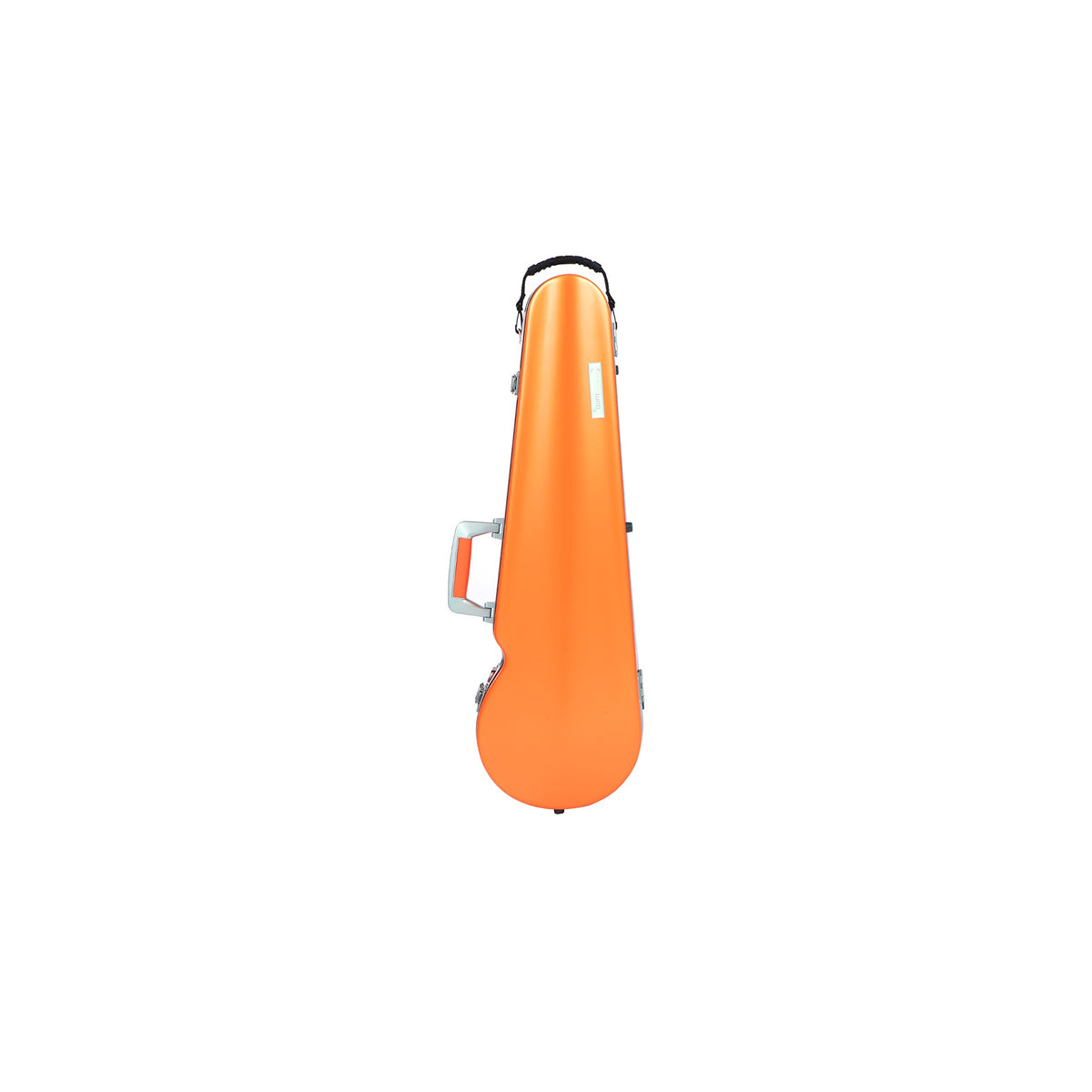 Bam La Defense Hightech Contoured 4/4 Violin Case (Brushed Aluminium or Orange) - Orange
