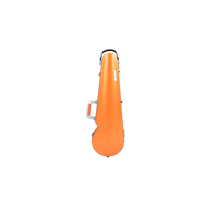 Bam La Defense Hightech Contoured 4/4 Violin Case (Brushed Aluminium or Orange) - Orange