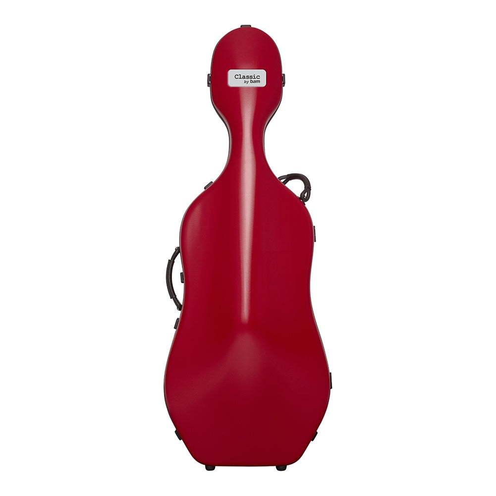 Bam Classic Cello Case (Anti-Shock ABS / No Wheels) - Pomegranate Red