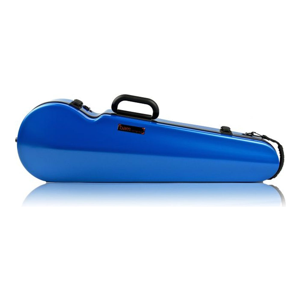 Bam Hightech Contoured Viola Case (Ultralight & Adjustable) - Azure Blue