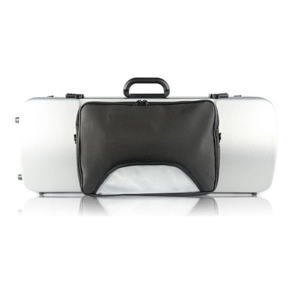 Bam Hightech Oblong Viola Case (With or Without Pocket) - With pocket / Metallic Silver