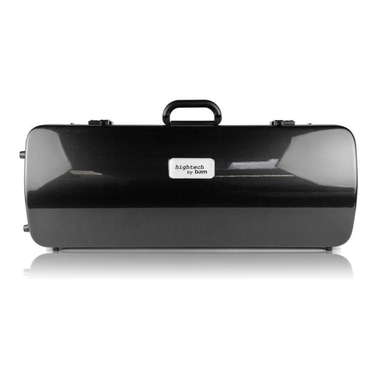 Bam Hightech Oblong Viola Case (With or Without Pocket) - Without pocket / Black Carbon
