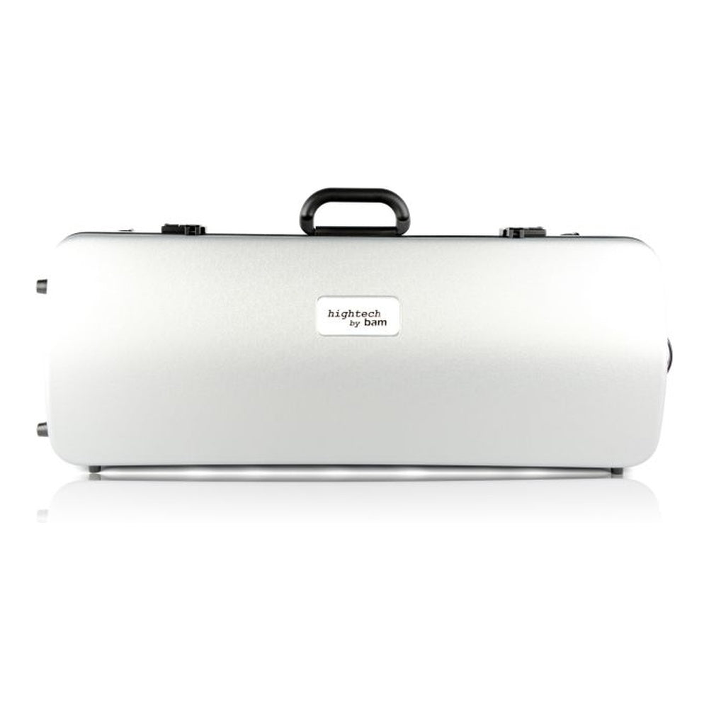 Bam Hightech Oblong Viola Case (With or Without Pocket) - Without pocket / Metallic Silver