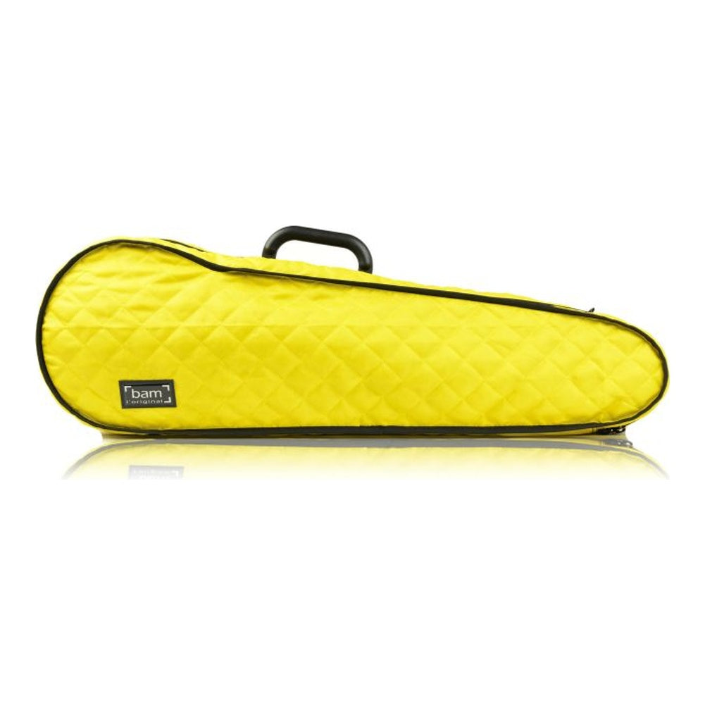 Bam Hoody Cover for Hightech Contoured Violin Case - Yellow