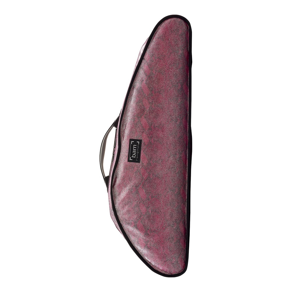 Bam Hoody Cover for Hightech Slim Violin Case - Snake - Pink