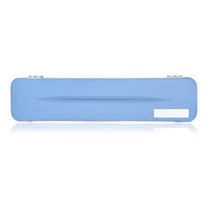 Bam L'Etoile Hightech Flute Case (Real Leather Top) - Sky Blue