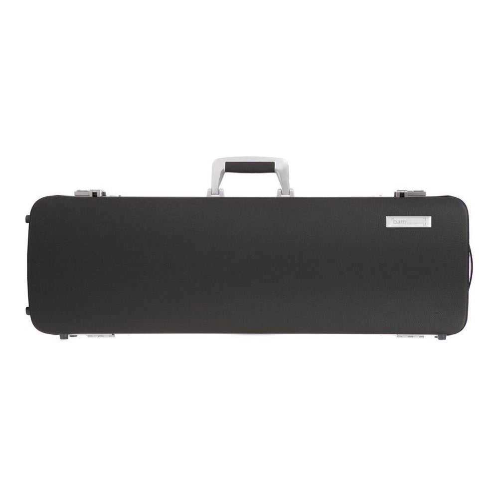 Bam L'Etoile Hightech Oblong Violin Case (Real Leather Top) - Black