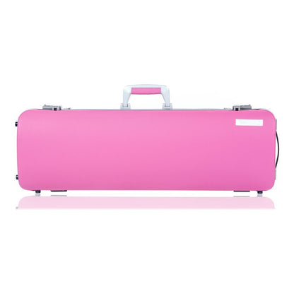 Bam L'Etoile Hightech Oblong Violin Case (Real Leather Top) - Pink