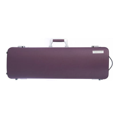 Bam L'Etoile Hightech Oblong Violin Case (Real Leather Top) - Violet