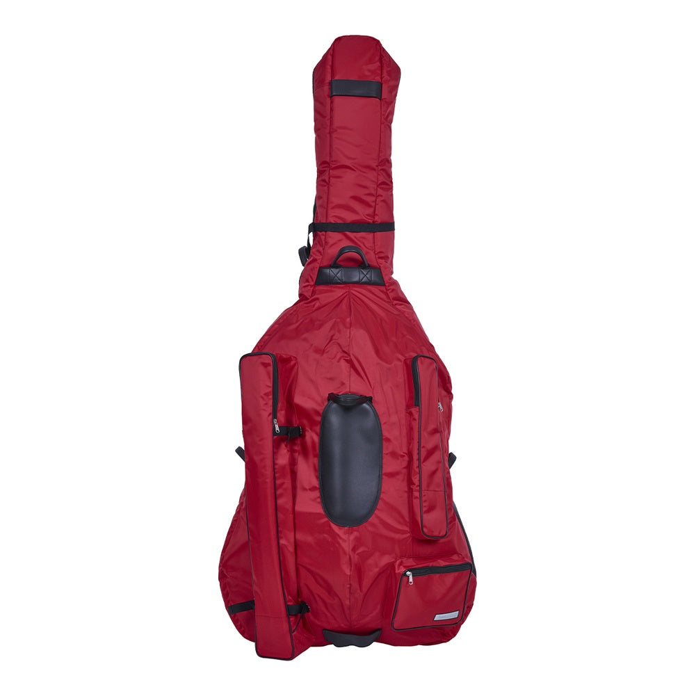 Bam Performance Double Bass Cover (Padded Soft Case) - 3/4 / Red