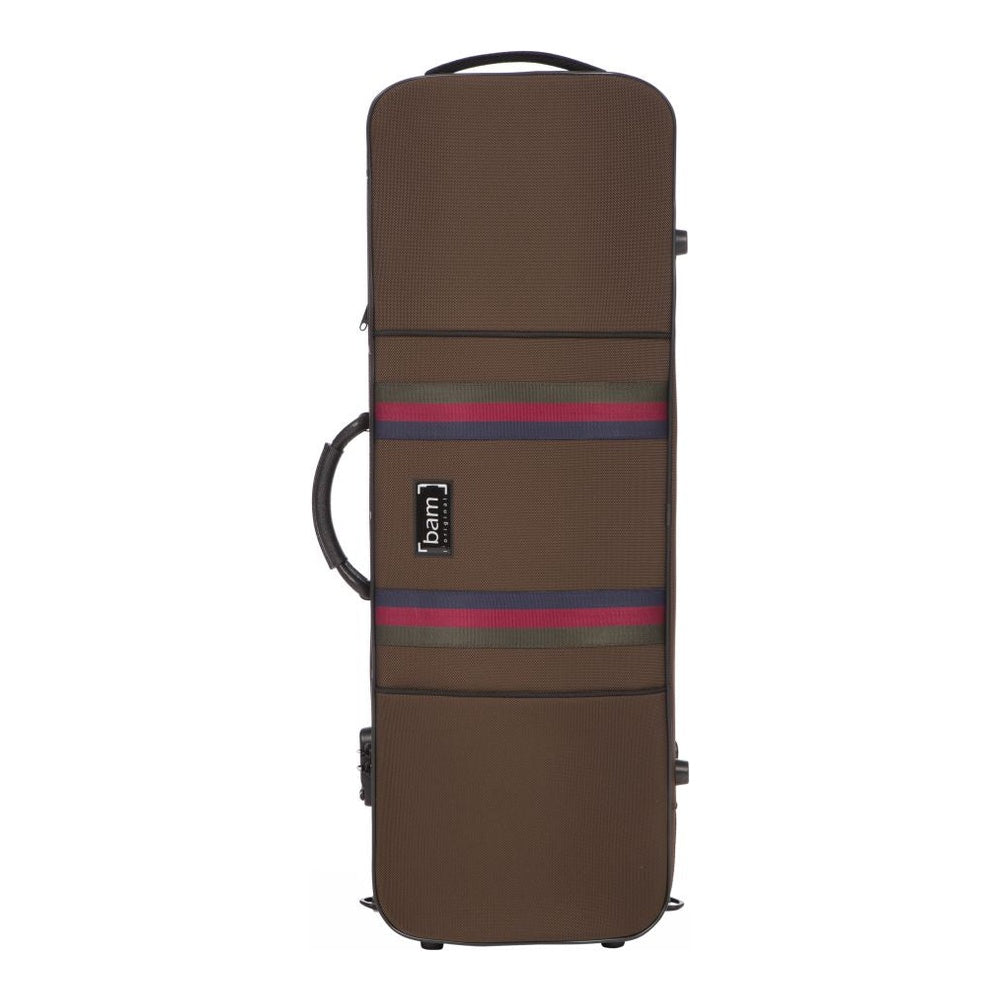 Bam Saint Germain Stylus Oblong Viola Case (40 cm / 15 3/4") - Chocolate