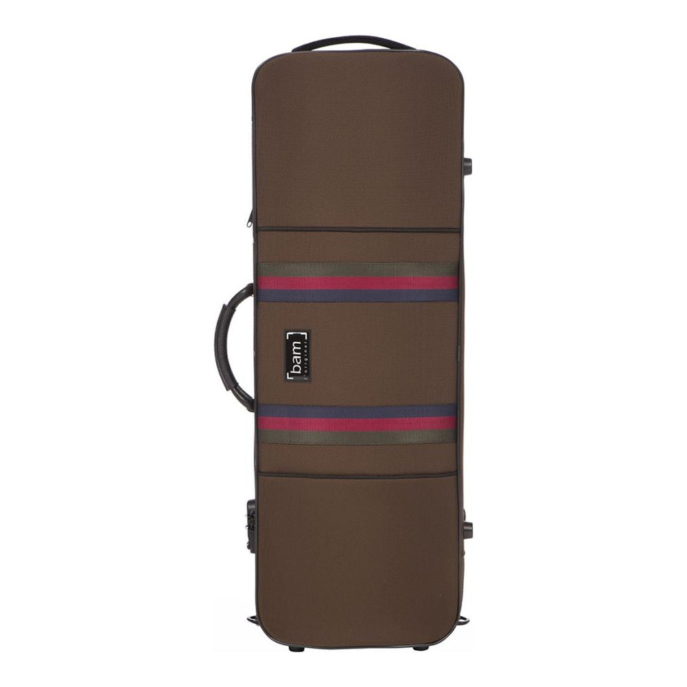 Bam Saint Germain Stylus Oblong Viola Case (41.5 cm / 16 3/8") - Chocolate
