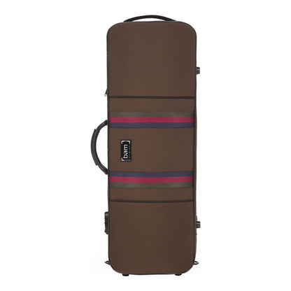 Bam Saint Germain Stylus Oblong Viola Case (41.5 cm / 16 3/8") - Chocolate