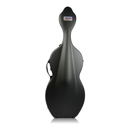 Bam Shamrock Hightech Cello Case (Graffiti Logo) - With wheels / Black Textured