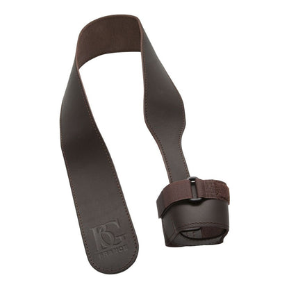 BG France Leather Bassoon Seat Strap (Metal Hook or Adjustable Cap) - Adjustable cap