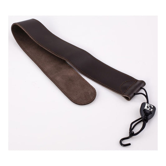 BG France Leather Bassoon Seat Strap (Metal Hook or Adjustable Cap) - Metal hook