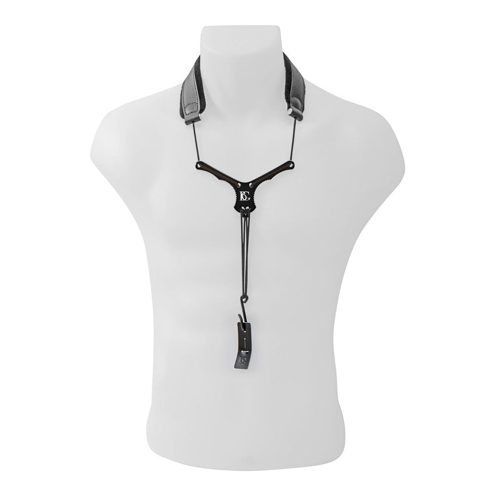 BG France Clarinet Zen Leather Neck Strap (Elastic/Non-Elastic)