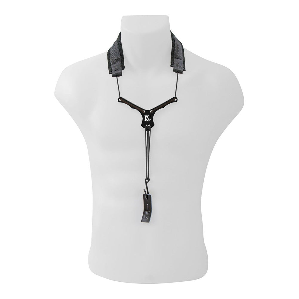 BG France Clarinet Zen Nylon Neck Strap (Elastic or Non-Elastic) - Elastic sling / S
