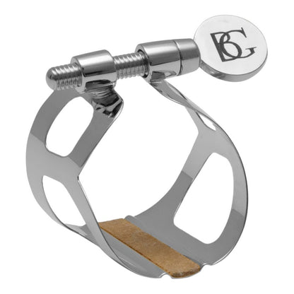 BG France Tradition Clarinet Ligature (Bb, Eb, Bass) - Bass / Silver plated