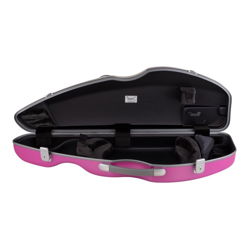 Bam BonBon Hightech Violin Case – interior with bow holders