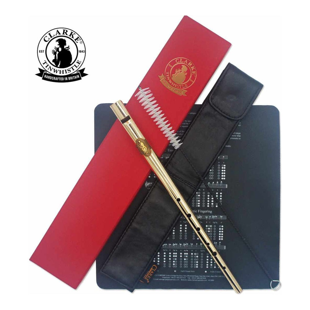 Gold-Plated Original Tinwhistle (Key of C or D)