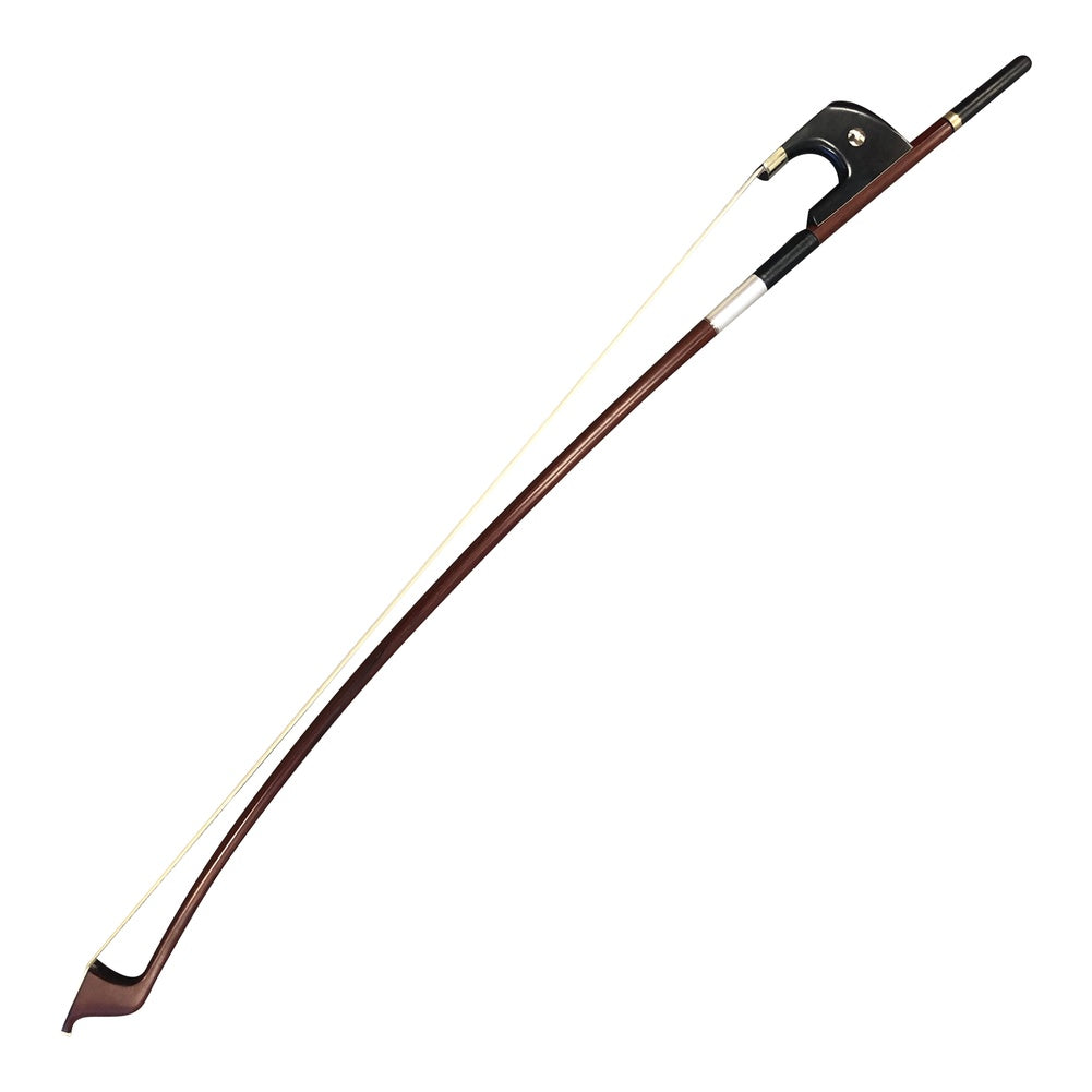 Counterpoint Music Round Brazilwood Double Bass Bow (3/4 Size, French/German Grip) - German