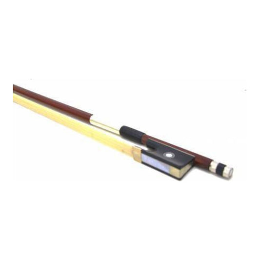 Counterpoint Music High Quality Round Brazilwood Violin Bow (4/4 - 1/4 Size)