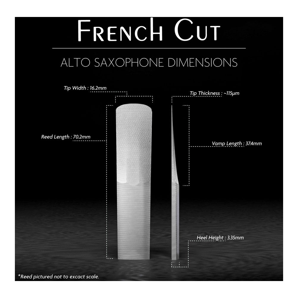 Légère French Cut Synthetic Saxophone Reed (Soprano, Alto, Tenor, Baritone)