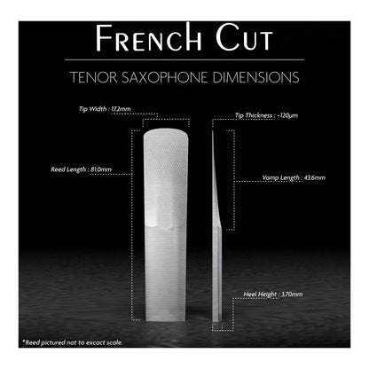 Légère French Cut Synthetic Saxophone Reed (Soprano, Alto, Tenor, Baritone)