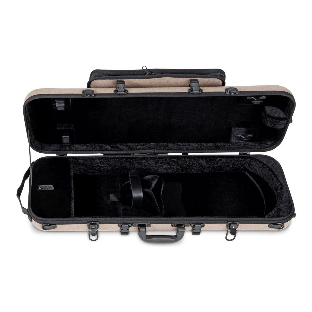 GEWA Bio-A Adjustable Violin Case (Organic Flax Shell)