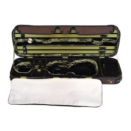 GEWA JAEGER Prestige Violin Case (Brown/Green)