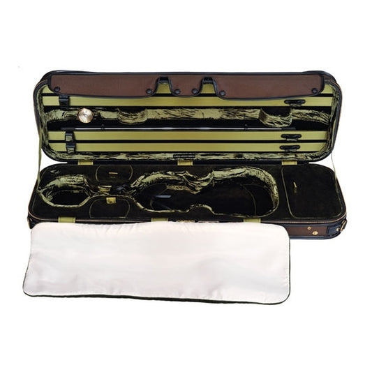 GEWA JAEGER Prestige Violin Case (Brown/Green)