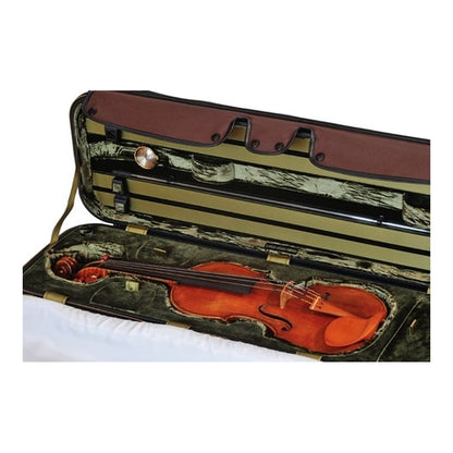 GEWA JAEGER Prestige Violin Case (Brown/Green)